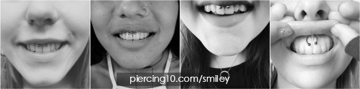 piercings smiley
