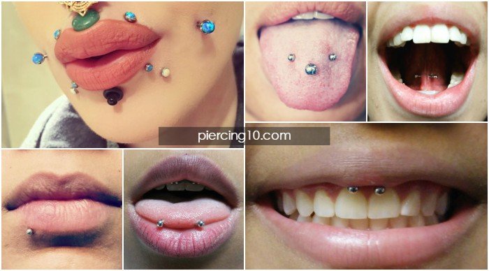 Tipos de Piercings Orales